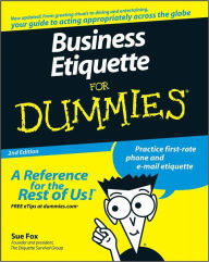Title: Business Etiquette For Dummies, Author: Sue Fox