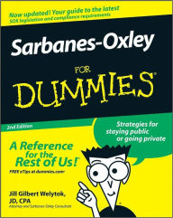 Title: Sarbanes-Oxley For Dummies, Author: Jill Gilbert Welytok