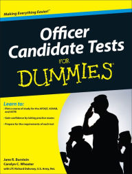Title: Officer Candidate Tests For Dummies, Author: Jane R. Burstein