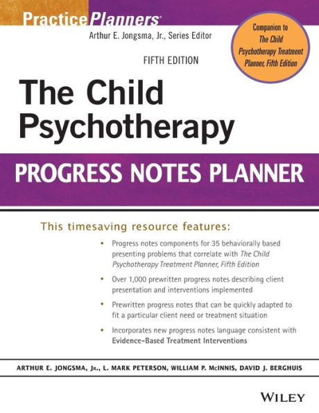 The Child Psychotherapy Progress Notes Planner / Edition 5