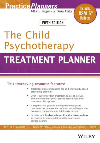 The Child Psychotherapy Treatment Planner: Includes DSM-5 Updates / Edition 5