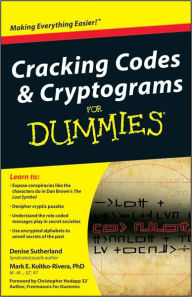 Title: Cracking Codes and Cryptograms For Dummies, Author: Denise Sutherland