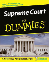 Title: Supreme Court For Dummies, Author: Lisa Paddock