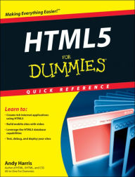 Title: HTML5 For Dummies Quick Reference, Author: Andy Harris