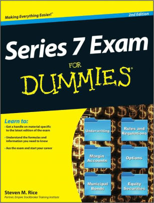 Series 7 Exam For Dummies by Steven M. Rice, Paperback | Barnes & Noble®