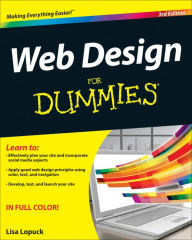 Title: Web Design For Dummies, Author: Lisa Lopuck