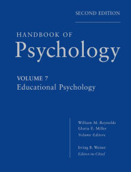 Title: Handbook of Psychology, Educational Psychology, Author: Irving B. Weiner