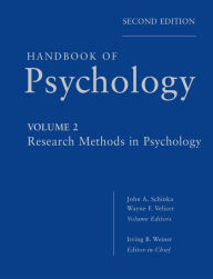 Title: Handbook of Psychology, Research Methods in Psychology, Author: Irving B. Weiner