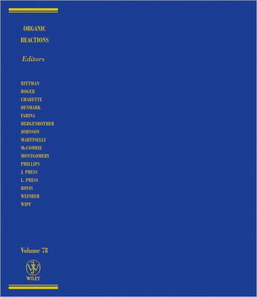 Organic Reactions, Volume 78 / Edition 1