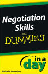 Alternative view 1 of Negotiating Skills In a Day For Dummies