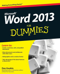 Title: Word 2013 For Dummies, Author: Dan Gookin