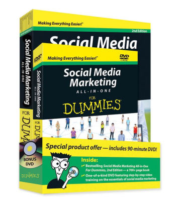 Social Media Marketing All In One For Dummies Book Dvd