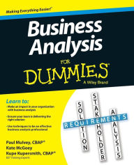 Free books download epub Business Analysis For Dummies in English RTF DJVU