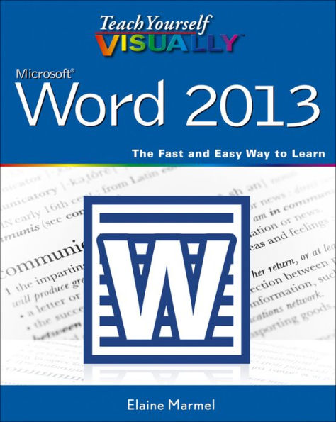 Teach Yourself VISUALLY Word 2013