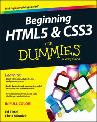 Title: Beginning HTML5 and CSS3 For Dummies, Author: Ed Tittel