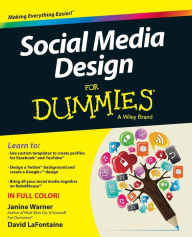 Title: Social Media Design For Dummies, Author: Janine Warner