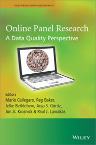 Title: Online Panel Research: A Data Quality Perspective, Author: Mario Callegaro