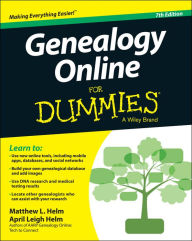 Title: Genealogy Online For Dummies, Author: April Leigh Helm