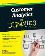 Title: Customer Analytics For Dummies, Author: Jeff Sauro