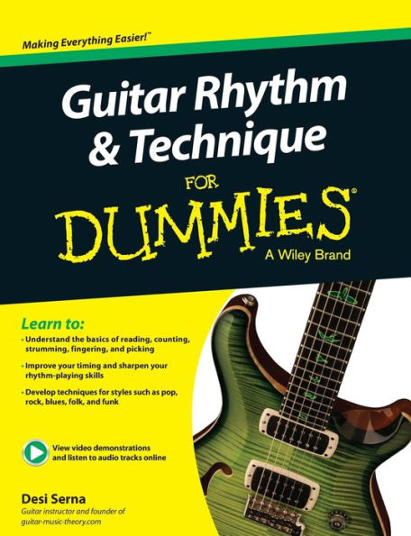 Guitar Rhythm and Techniques For Dummies, Book + Online Video Audio Instruction