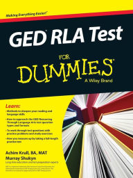Title: GED RLA For Dummies, Author: Achim K. Krull