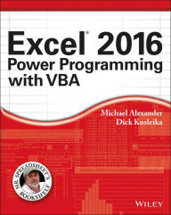 Title: Excel 2016 Power Programming with VBA, Author: Michael Alexander