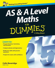 Free epub books download for mobile AS and A Level Maths For Dummies (English Edition) 9781119078463