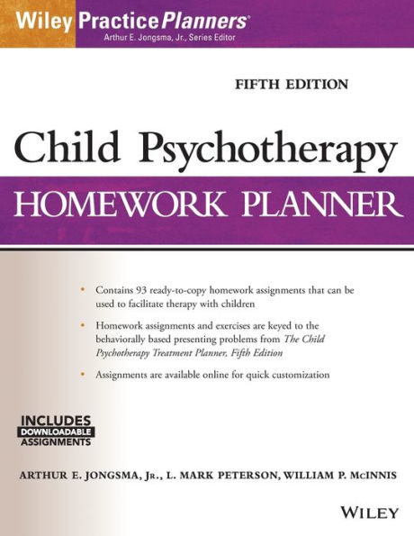 Child Psychotherapy Homework Planner / Edition 5