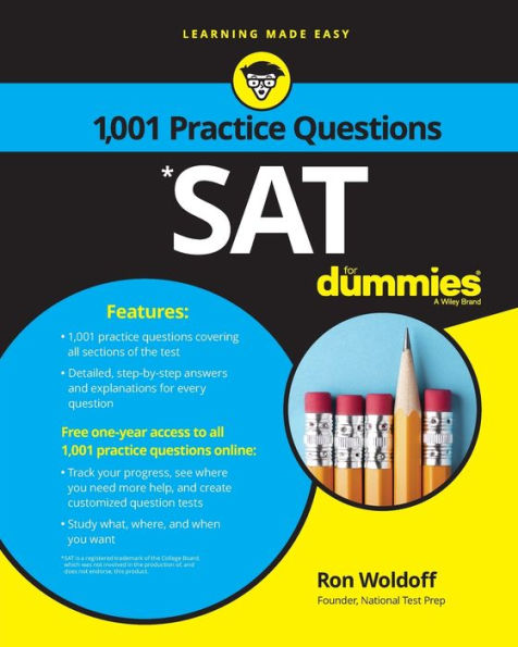 SAT: 1,001 Practice Questions For Dummies