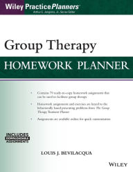 Title: Group Therapy Homework Planner / Edition 1, Author: Louis J. Bevilacqua