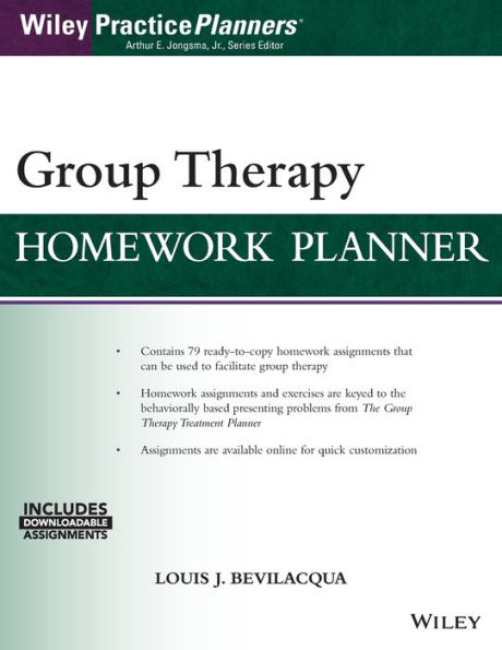 group therapy homework planner