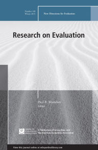 Ebook pdb file download Research on Evaluation: New Directions for Evaluation, Number 148 RTF