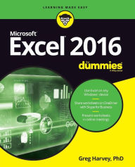 Title: Excel 2016 For Dummies, Author: Greg Harvey