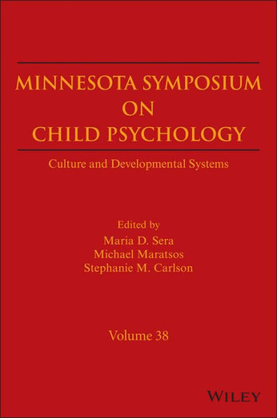 Culture and Developmental Systems, Volume 38