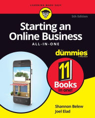 Online pdf ebook downloads Starting an Online Business All-in-One For Dummies by Shannon Belew, Joel Elad