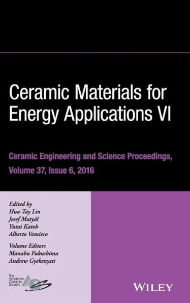 Ceramic Materials for Energy Applications VI, Volume 37, Issue 6 / Edition 1