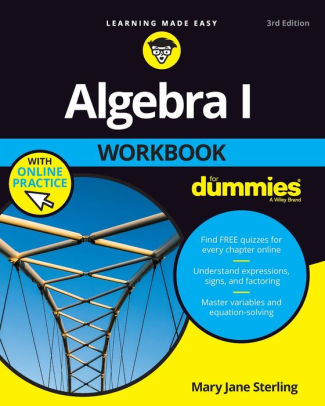Algebra I Workbook For Dummies Paperback
