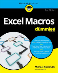 Title: Excel Macros For Dummies, Author: Michael Alexander