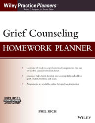 Title: Grief Counseling Homework Planner, (with Download) / Edition 1, Author: Phil Rich