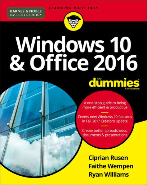 Windows 10 & Office 2016 For Dummies (B&N Exclusive)