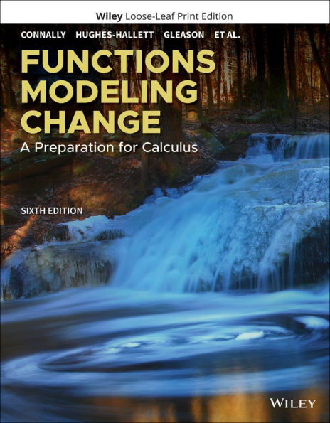 Functions Modeling Change: A Preparation for Calculus / Edition 6