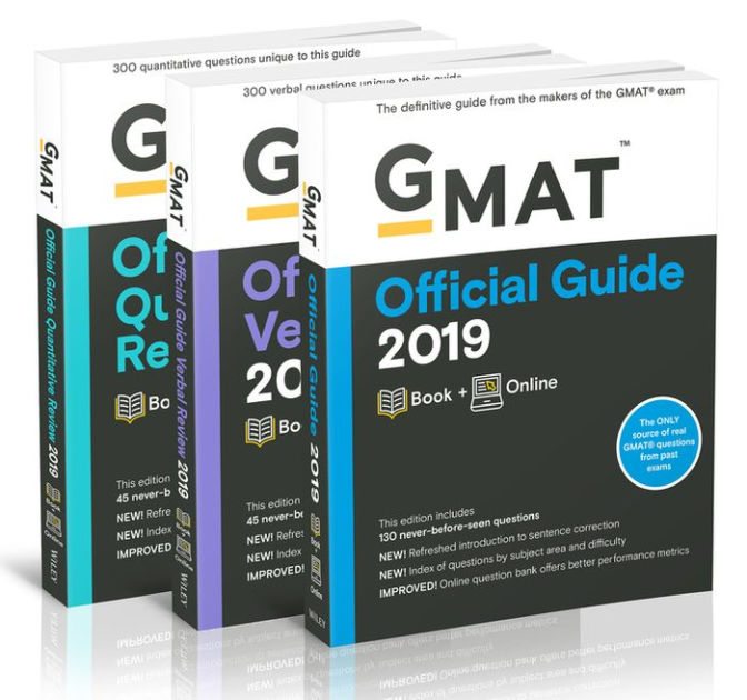 GMAT Official Guide 2019 Bundle: Books + Online by GMAC (Graduate ...