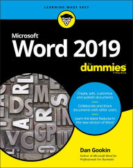 Title: Word 2019 For Dummies, Author: Dan Gookin