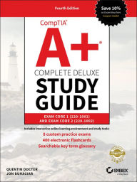 Download electronic books pdf CompTIA A+ Complete Deluxe Study Guide: Exam Core 1 220-1001 and Exam Core 2 220-1002 9781119515968 by Quentin Docter English version 