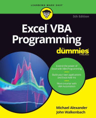 Title: Excel VBA Programming For Dummies, Author: Michael Alexander