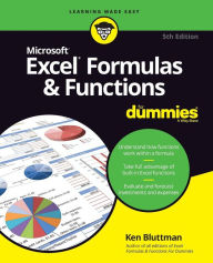 Title: Excel Formulas & Functions For Dummies, Author: Ken Bluttman