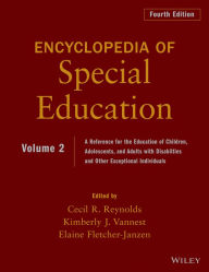Title: Encyclopedia of Special Education, Volume 2: A Reference for the Education of Children, Adolescents, and Adults Disabilities and Other Exceptional Individuals, Author: Cecil R. Reynolds