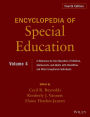 Encyclopedia of Special Education, Volume 4: A Reference for the Education of Children, Adolescents, and Adults Disabilities and Other Exceptional Individuals