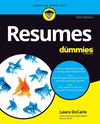 Resumes For Dummies By Laura Decarlo Paperback Barnes Noble