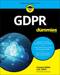 Free download epub books GDPR For Dummies by Suzanne Dibble